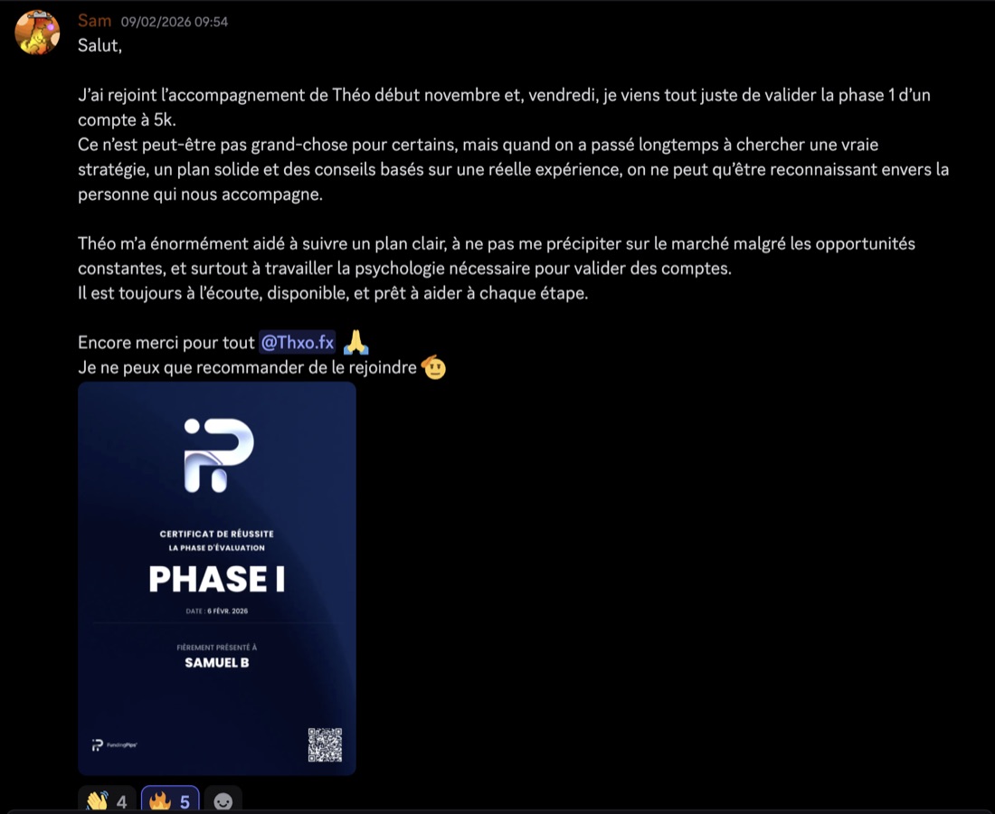 Message Discord original de Samuel B.