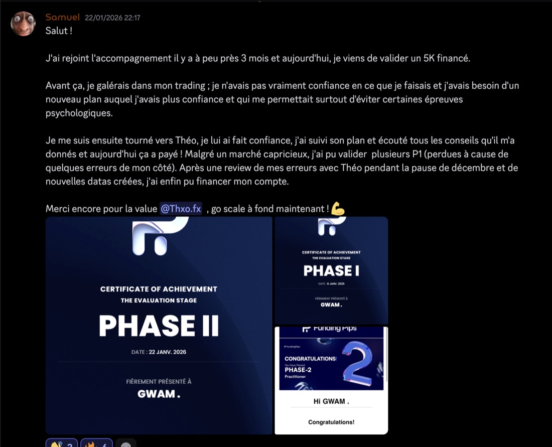 Message Discord original de Samuel D.